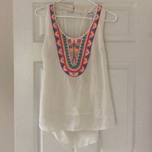 Gorgeous tank top with open back